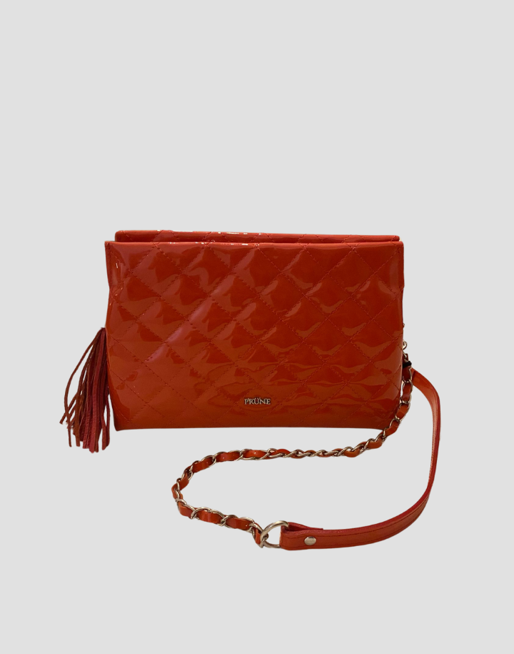 CLAIRE GRAINED LEATHER BAG