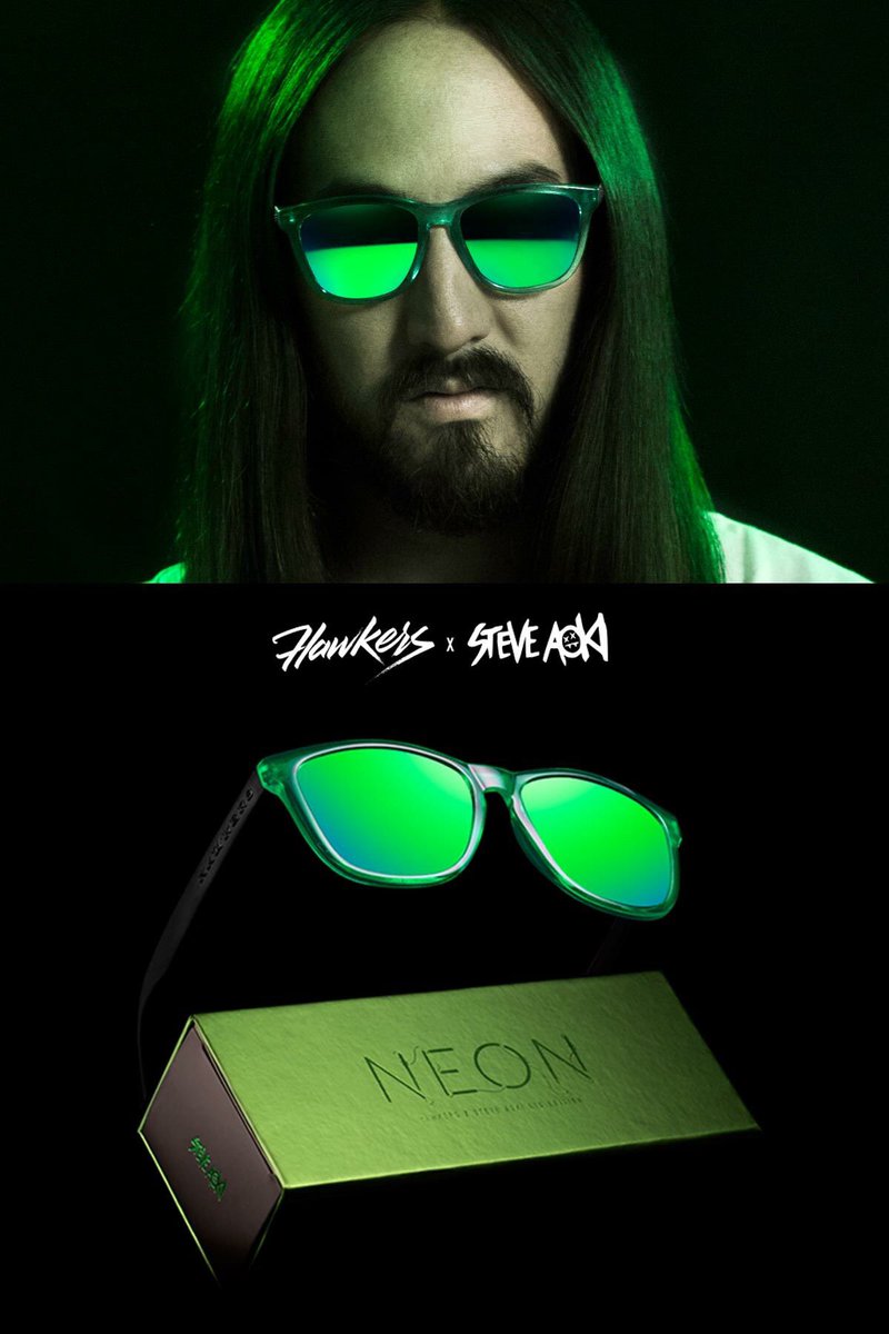 Hawkers x Steve Aoki Neon · Emerald